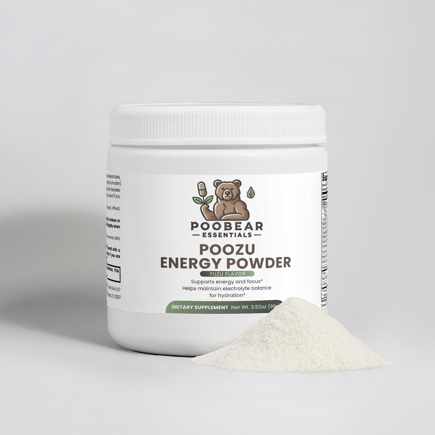 PooZu Energy Powder (Yuzu Flavor)